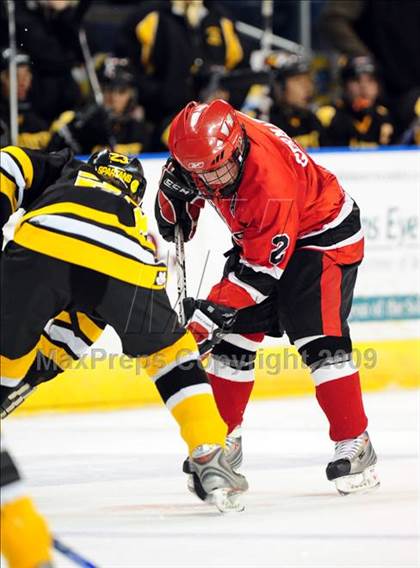 Thumbnail 2 in Amity Regional vs Branford (Sound Tigers Harbor Yard Series) photogallery.