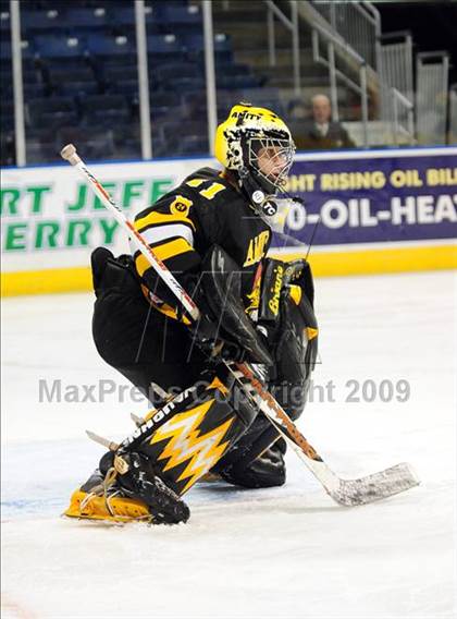 Thumbnail 2 in Amity Regional vs Branford (Sound Tigers Harbor Yard Series) photogallery.