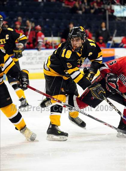 Thumbnail 2 in Amity Regional vs Branford (Sound Tigers Harbor Yard Series) photogallery.