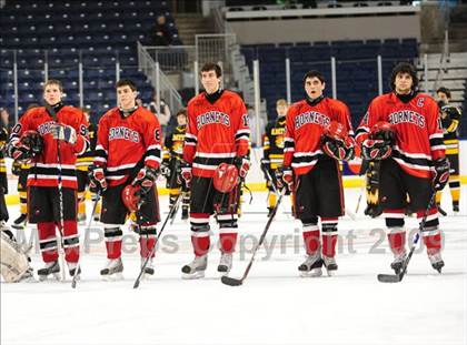 Thumbnail 3 in Amity Regional vs Branford (Sound Tigers Harbor Yard Series) photogallery.