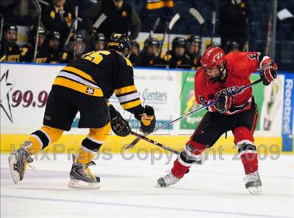Thumbnail 1 in Amity Regional vs Branford (Sound Tigers Harbor Yard Series) photogallery.