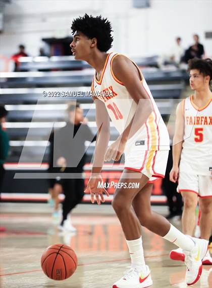 Thumbnail 1 in Fairfax vs Blair (Beverly Hills Tournament) photogallery.