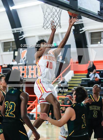 Thumbnail 2 in Fairfax vs Blair (Beverly Hills Tournament) photogallery.