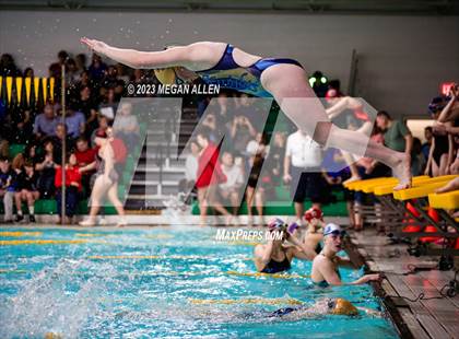 Thumbnail 2 in Dayton Christian Swim Invitational photogallery.