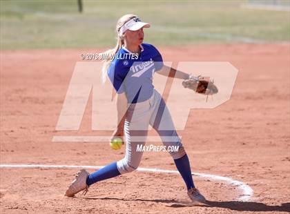 Thumbnail 1 in Valley Christian vs. Pima photogallery.