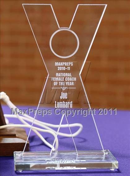 Thumbnail 1 in MaxPreps National Female Team Coach of the Year presented by Playtex Sport photogallery.