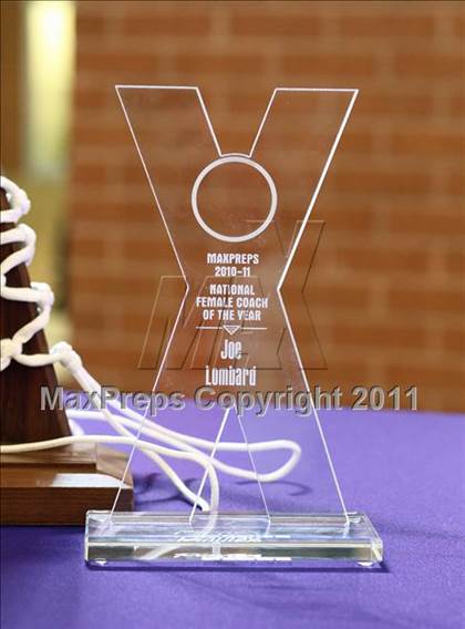 Thumbnail 2 in MaxPreps National Female Team Coach of the Year presented by Playtex Sport photogallery.