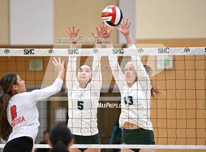 Thumbnail 2 in Sacred Heart Cathedral Preparatory vs. Saratoga (CIF CCS D3 Quarterfinal) photogallery.