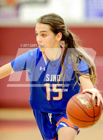 Thumbnail 2 in St. Joseph Notre Dame vs West Campus (CIF NorCal D4 Final) photogallery.