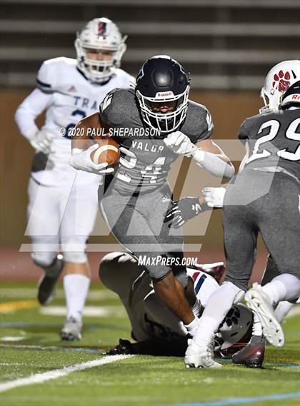 Thumbnail 1 in Cherokee Trail @ Valor Christian - (CHSAA 5A 1st Round Playoff) photogallery.