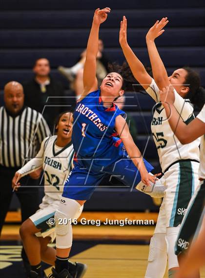 Thumbnail 1 in Christian Brothers @ Sacred Heart Cathedral Prep (CIF NorCal D3 Playoff) photogallery.