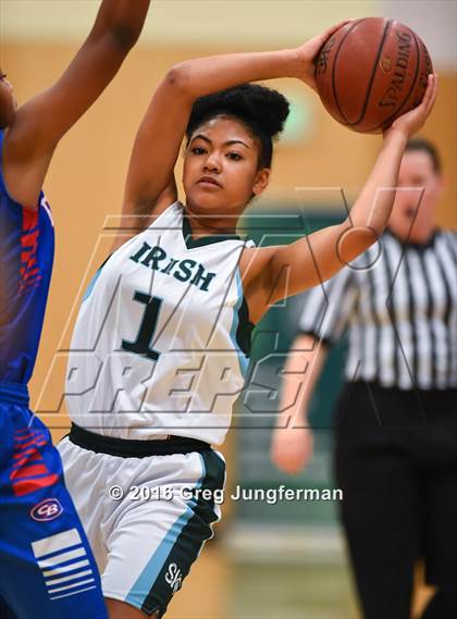 Thumbnail 1 in Christian Brothers @ Sacred Heart Cathedral Prep (CIF NorCal D3 Playoff) photogallery.