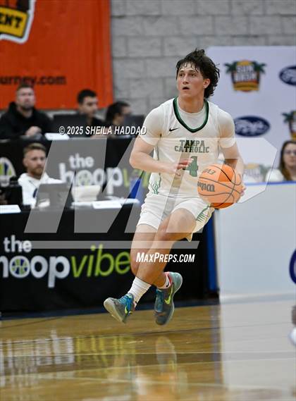 Thumbnail 1 in Hialeah Educational Academy vs Tampa Catholic  (SunBash Tourney) photogallery.