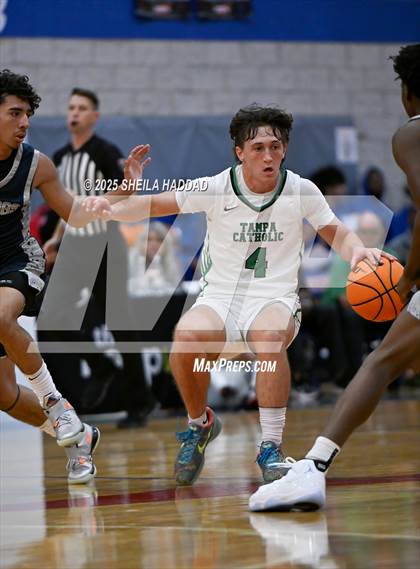 Thumbnail 3 in Hialeah Educational Academy vs Tampa Catholic  (SunBash Tourney) photogallery.