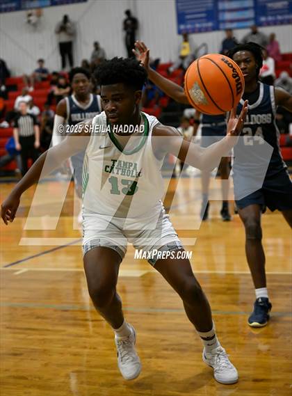 Thumbnail 3 in Hialeah Educational Academy vs Tampa Catholic  (SunBash Tourney) photogallery.