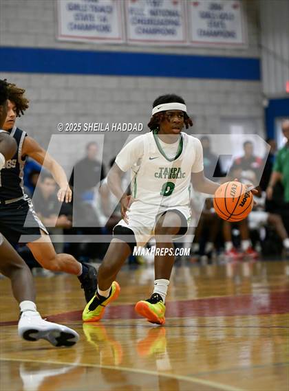 Thumbnail 2 in Hialeah Educational Academy vs Tampa Catholic  (SunBash Tourney) photogallery.