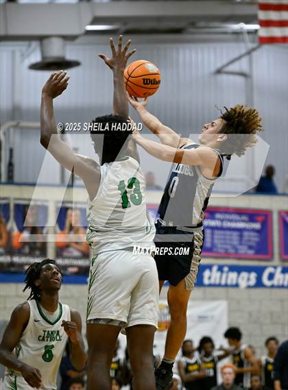Thumbnail 3 in Hialeah Educational Academy vs Tampa Catholic  (SunBash Tourney) photogallery.