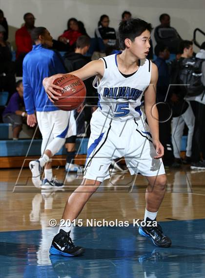 Thumbnail 2 in St. Bernard vs. Palisades (D1 Bound So Cal Christmas Classic) photogallery.