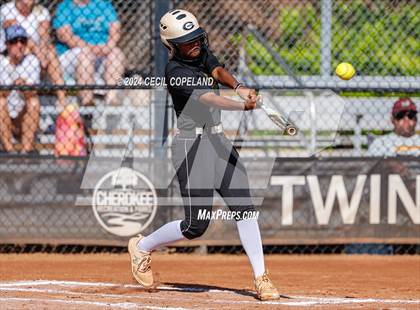 Thumbnail 2 in Creekview vs Richmond Hill (GHSA Slow-Pitch State Semifinal) photogallery.
