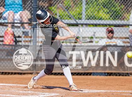 Thumbnail 3 in Creekview vs Richmond Hill (GHSA Slow-Pitch State Semifinal) photogallery.