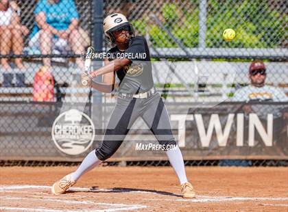 Thumbnail 2 in Creekview vs Richmond Hill (GHSA Slow-Pitch State Semifinal) photogallery.