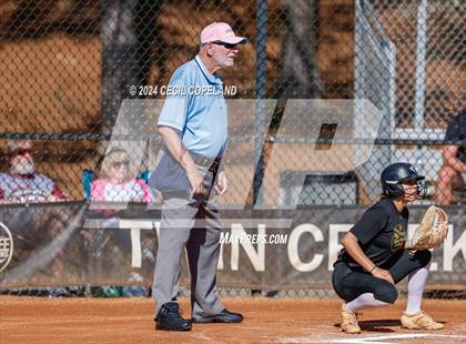 Thumbnail 3 in Creekview vs Richmond Hill (GHSA Slow-Pitch State Semifinal) photogallery.