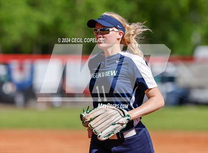 Thumbnail 3 in Creekview vs Richmond Hill (GHSA Slow-Pitch State Semifinal) photogallery.