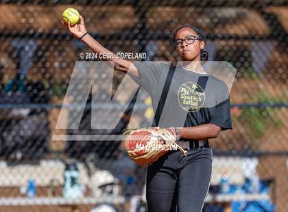 Thumbnail 3 in Creekview vs Richmond Hill (GHSA Slow-Pitch State Semifinal) photogallery.