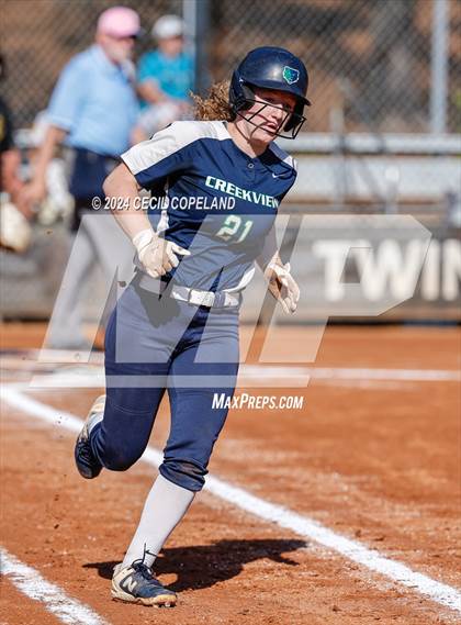Thumbnail 1 in Creekview vs Richmond Hill (GHSA Slow-Pitch State Semifinal) photogallery.