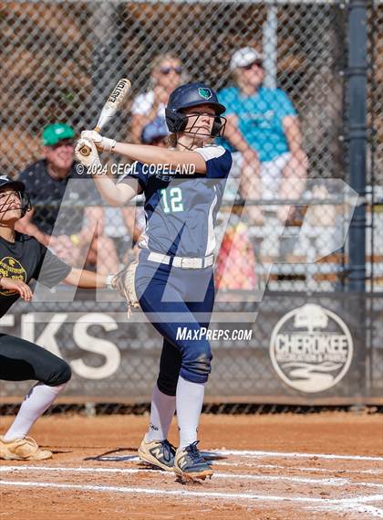 Thumbnail 3 in Creekview vs Richmond Hill (GHSA Slow-Pitch State Semifinal) photogallery.