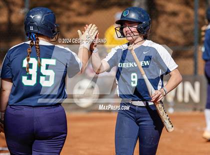 Thumbnail 2 in Creekview vs Richmond Hill (GHSA Slow-Pitch State Semifinal) photogallery.