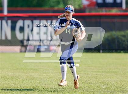 Thumbnail 2 in Creekview vs Richmond Hill (GHSA Slow-Pitch State Semifinal) photogallery.