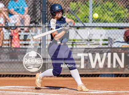 Thumbnail 3 in Creekview vs Richmond Hill (GHSA Slow-Pitch State Semifinal) photogallery.