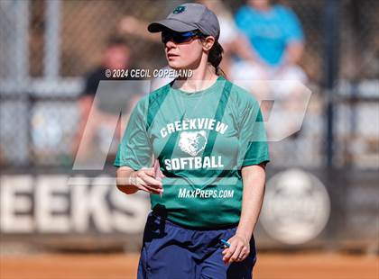 Thumbnail 2 in Creekview vs Richmond Hill (GHSA Slow-Pitch State Semifinal) photogallery.