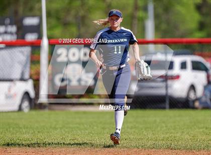 Thumbnail 3 in Creekview vs Richmond Hill (GHSA Slow-Pitch State Semifinal) photogallery.