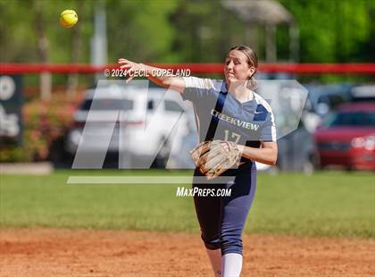 Thumbnail 3 in Creekview vs Richmond Hill (GHSA Slow-Pitch State Semifinal) photogallery.