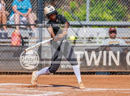 Thumbnail 3 in Creekview vs Richmond Hill (GHSA Slow-Pitch State Semifinal) photogallery.