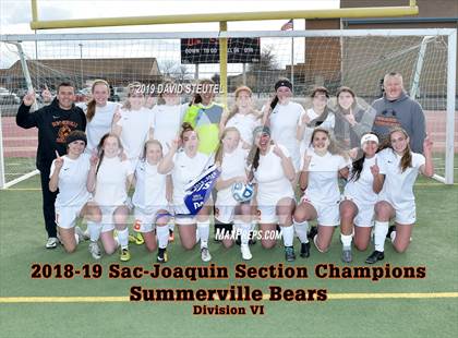 Thumbnail 2 in Summerville vs. Golden Sierra (CIF SJS D6 Final) photogallery.
