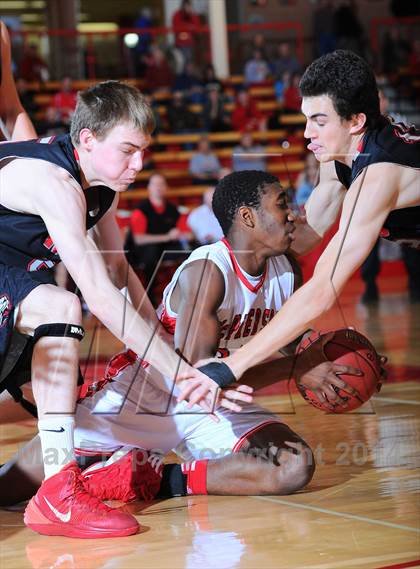 Thumbnail 3 in McPherson vs Blue Valley West (McPherson Invitational 5th Place) photogallery.