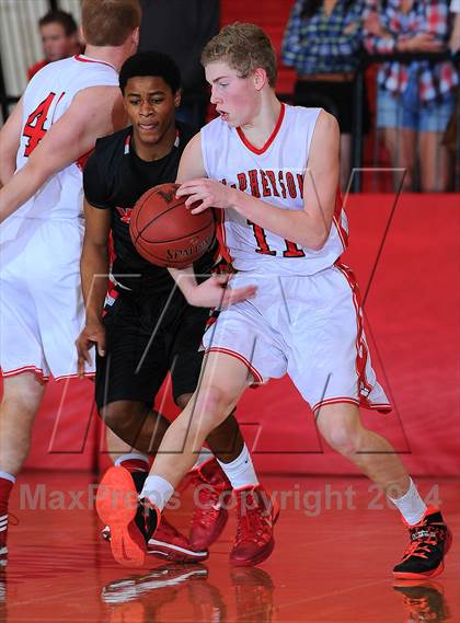 Thumbnail 2 in McPherson vs Blue Valley West (McPherson Invitational 5th Place) photogallery.