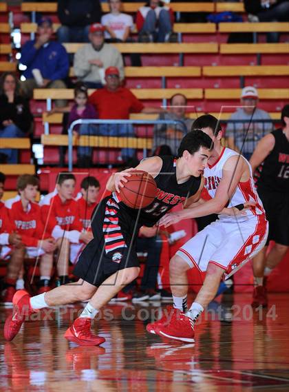 Thumbnail 3 in McPherson vs Blue Valley West (McPherson Invitational 5th Place) photogallery.