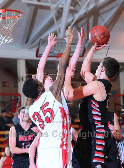 Thumbnail 1 in McPherson vs Blue Valley West (McPherson Invitational 5th Place) photogallery.