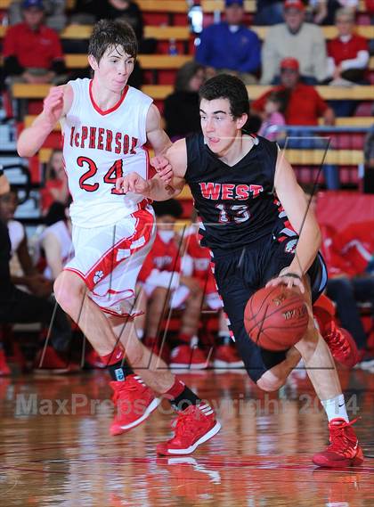Thumbnail 2 in McPherson vs Blue Valley West (McPherson Invitational 5th Place) photogallery.