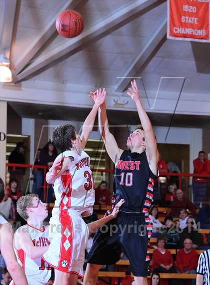 Thumbnail 2 in McPherson vs Blue Valley West (McPherson Invitational 5th Place) photogallery.