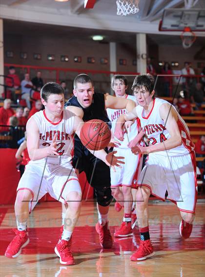 Thumbnail 2 in McPherson vs Blue Valley West (McPherson Invitational 5th Place) photogallery.