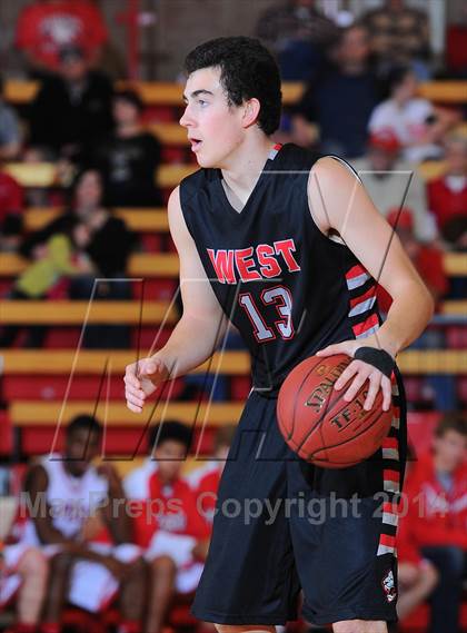 Thumbnail 2 in McPherson vs Blue Valley West (McPherson Invitational 5th Place) photogallery.