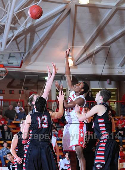 Thumbnail 1 in McPherson vs Blue Valley West (McPherson Invitational 5th Place) photogallery.