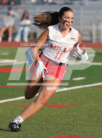 Thumbnail 3 in Mills vs Hillsdale (Burlingame HS) photogallery.