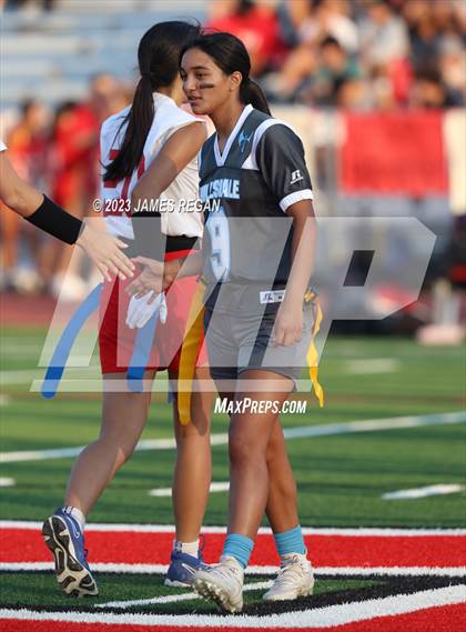 Thumbnail 3 in Mills vs Hillsdale (Burlingame HS) photogallery.