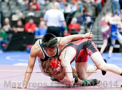 Thumbnail 2 in CHSAA State Wrestling Preliminaries (4A & 5A) photogallery.